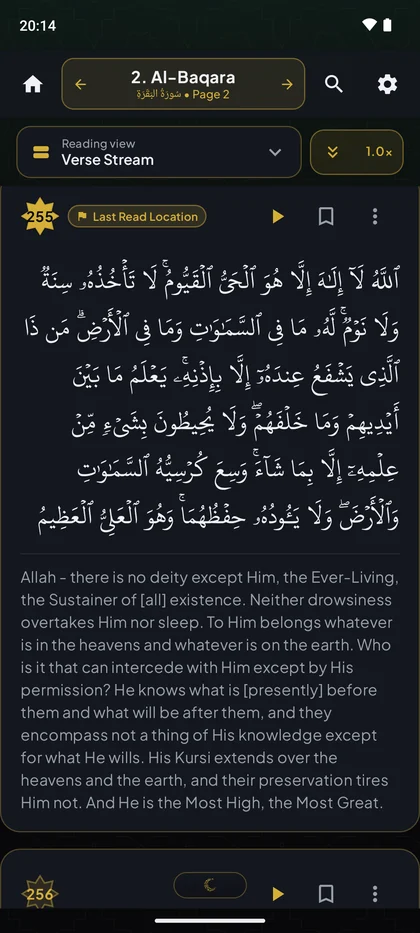 Read with the meaning.